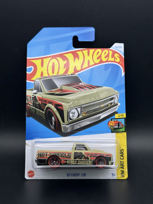 HOT WHEELS - 67 CHEVY C10 (2024) - HW ART CARS 2/10