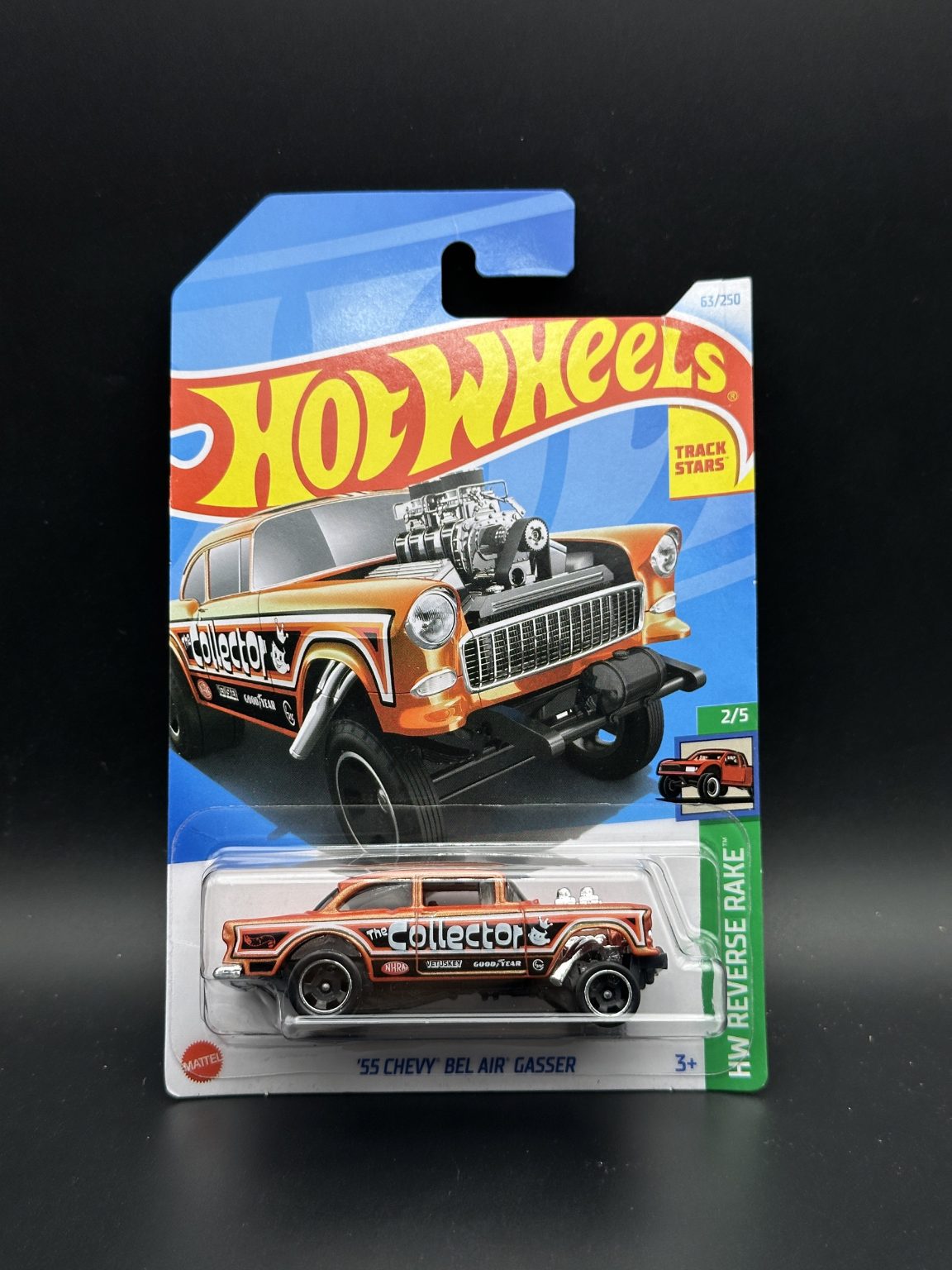 HOT WHEELS - 55 CHEVY BEL AIR GASSER (2024) - HW REVERSE RAKE 2/5