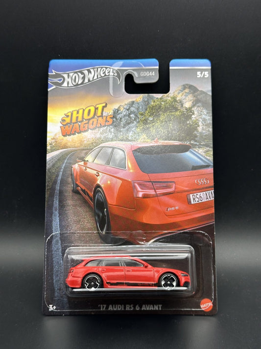 HOT WHEELS - 17 AUDI RS 6 AVANT (2024) - HW HOT WAGONS SERIES 5/5