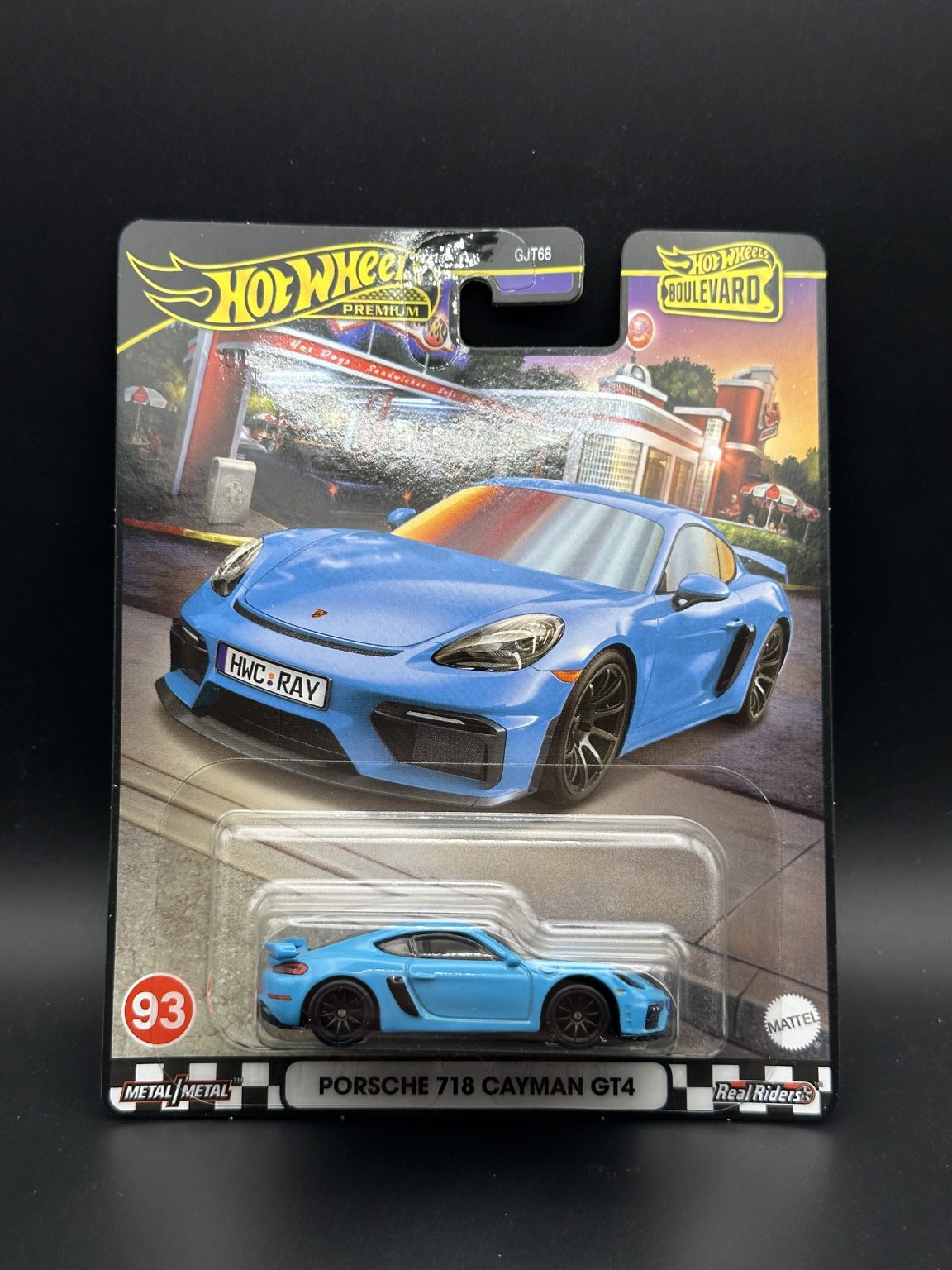 HOT WHEELS -PORSCHE 718 CAYMAN GT4 (2024) - HW BOULEVARD #93