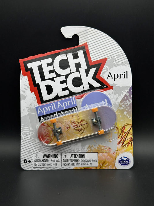 TECH DECK - APRIL - ULTRA RARE - SKATEBOARD - FINGERBOARD
