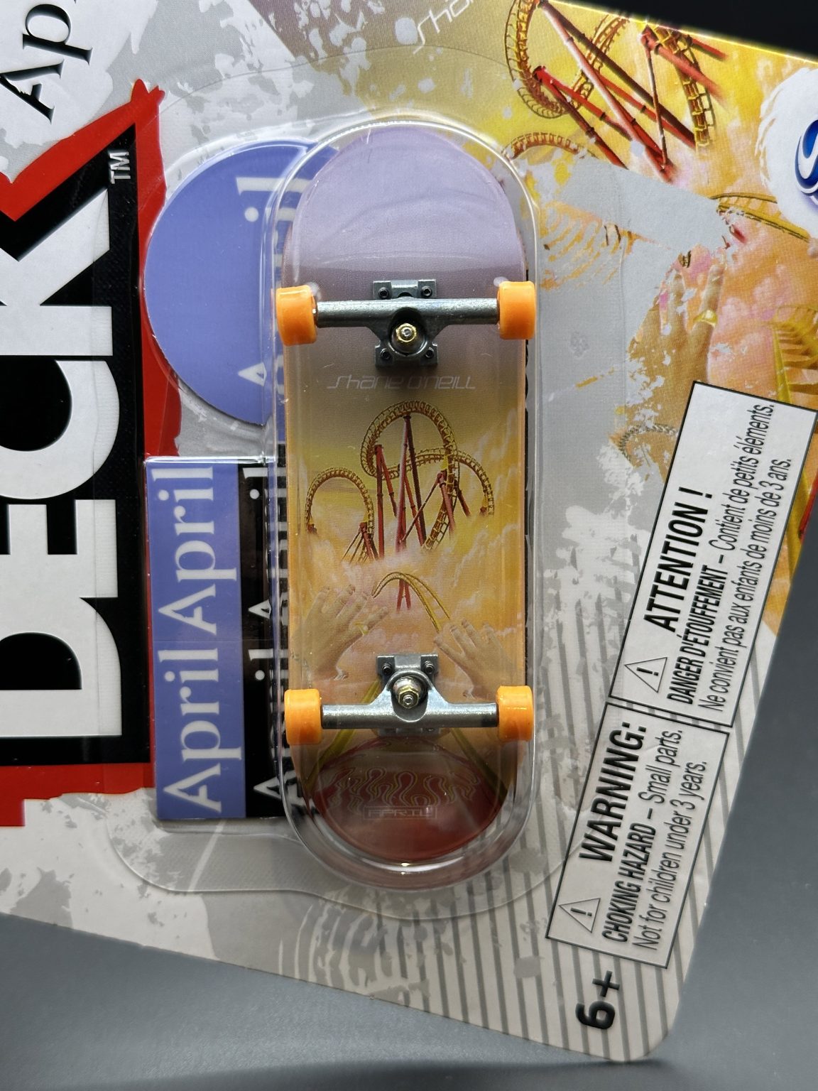 TECH DECK - APRIL - ULTRA RARE - SKATEBOARD - FINGERBOARD