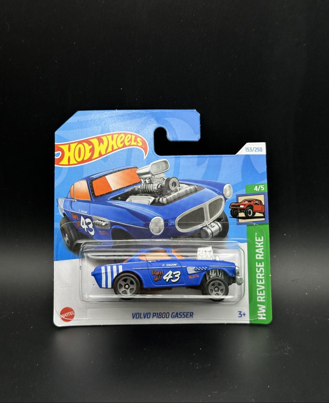 HOT WHEELS - VOLVO P1800 GASSER (2024) - HW REVERSE RAKE 4/5