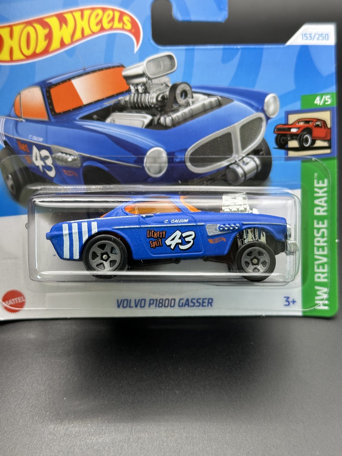 HOT WHEELS - VOLVO P1800 GASSER (2024) - HW REVERSE RAKE 4/5