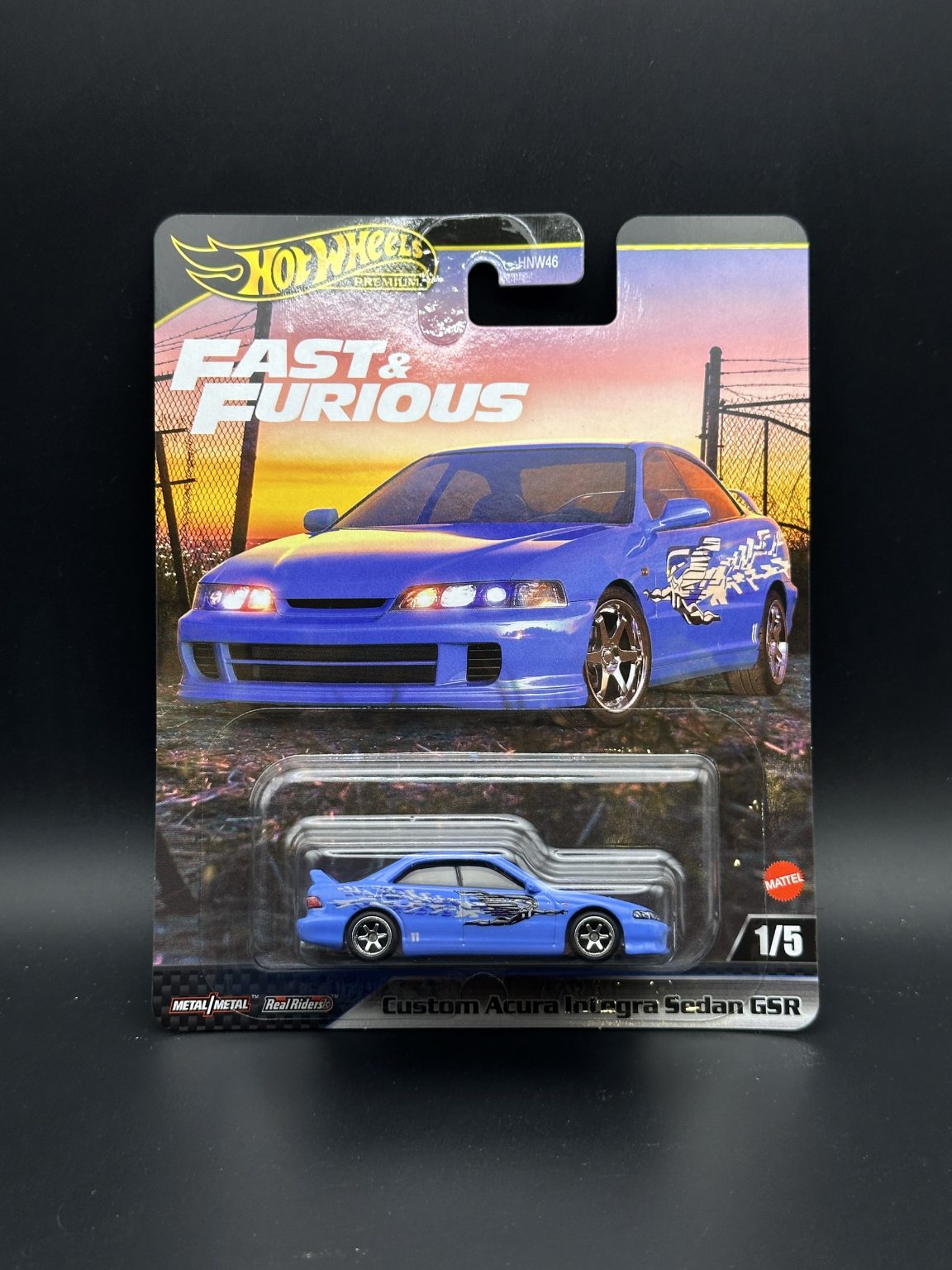 HOT WHEELS - CUSTOM ACURA INTEGRA SEDAN GSR (2024) - MIX 3 - FAST & FURIOUS 1/5