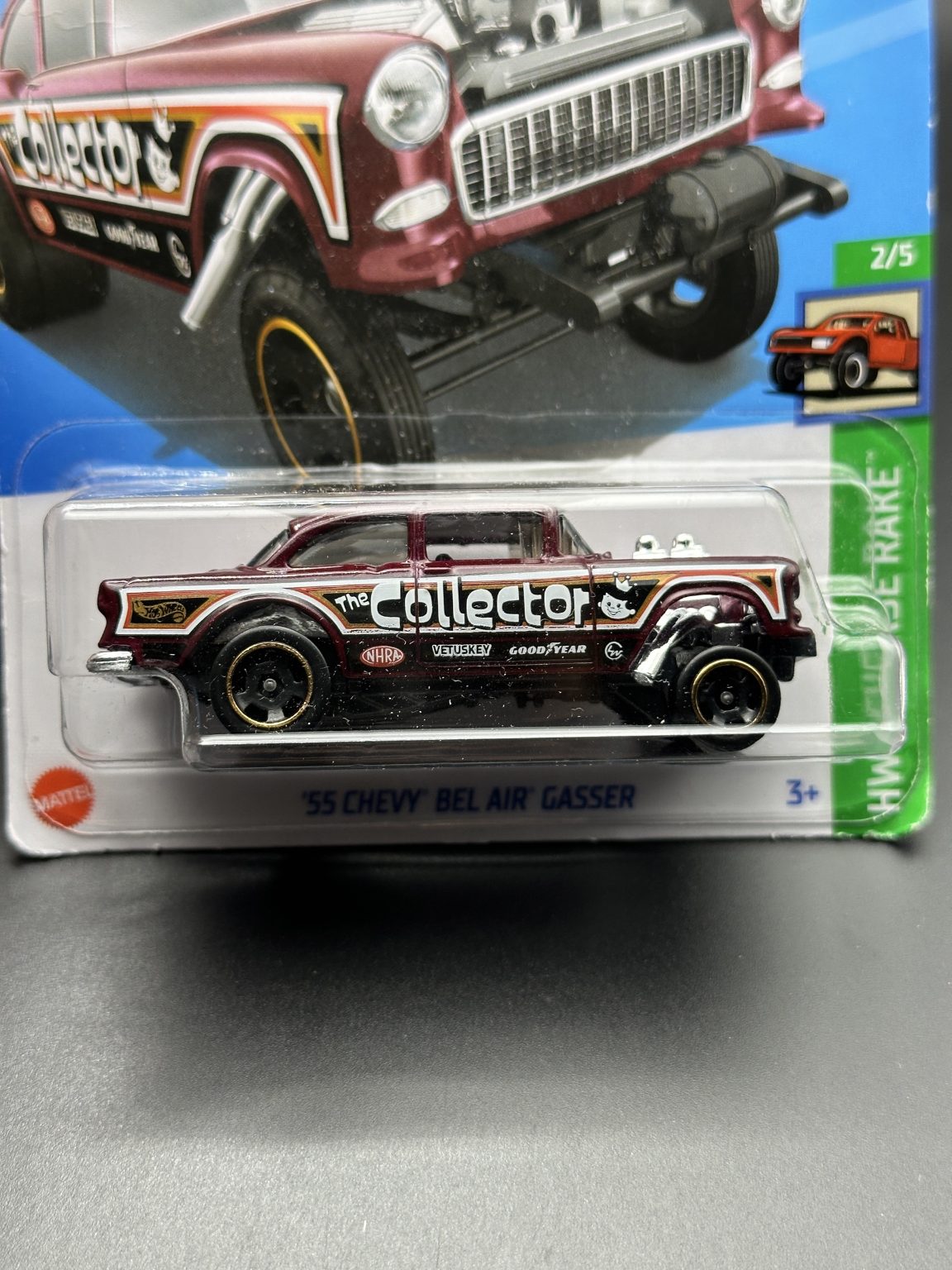 HOT WHEELS - 55 CHEVY BEL AIR GASSER (2024) - HW REVERSE RAKE 2/5