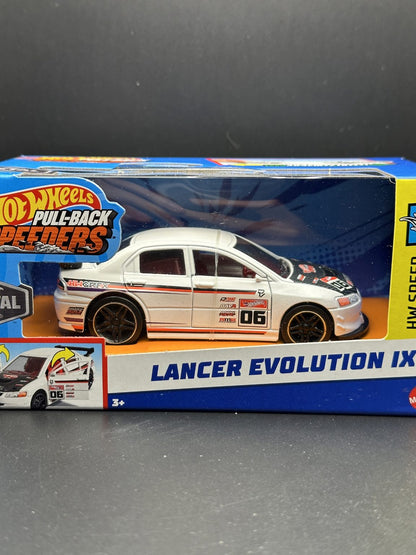 HOT WHEELS - LANCER EVOLUTION IX (2024) - HW SPEED GRAPHICS - PULL BACK SPEEDERS