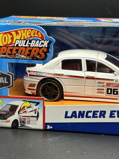 HOT WHEELS - LANCER EVOLUTION IX (2024) - HW SPEED GRAPHICS - PULL BACK SPEEDERS