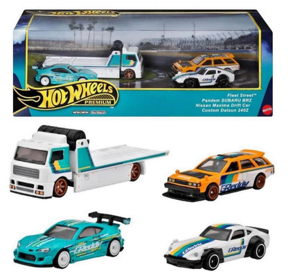 HOT WHEELS - GREDDY FLEET STREET DIORAMA SET (2024) - DIECAST