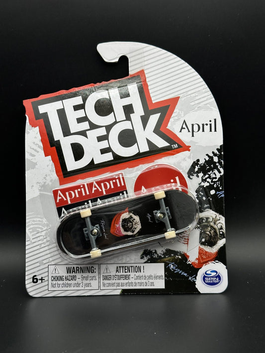 TECH DECK - APRIL - ULTRA RARE - SKATEBOARD - FINGERBOARD