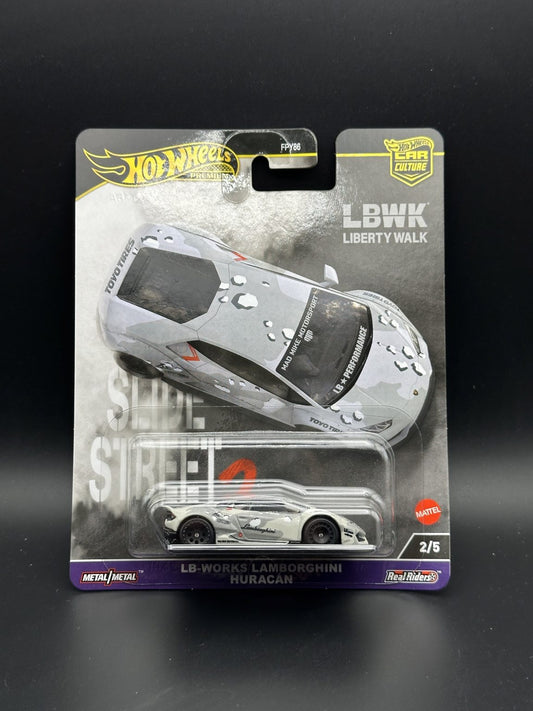 HOT WHEELS - LBWK LAMBORGHINI HURACAN (2024) - CAR CULTURE - SLIDE STREET 2 2/5