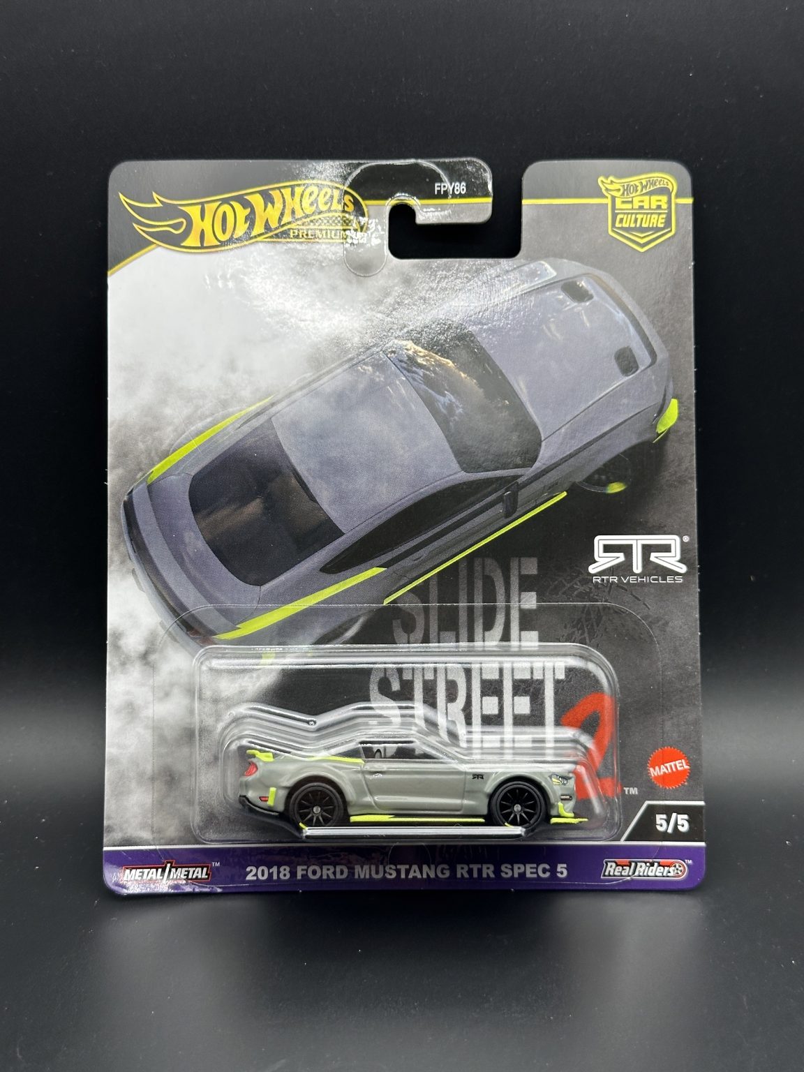 HOT WHEELS - 2018 FORD MUSTANG RTR SPEC 5 (2024) - SLIDE STREET 2 5/5