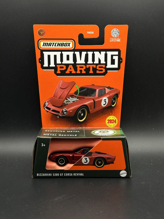 MATCHBOX - BIZZARRINI 5300 GT CORSA REVIVAL (2024) - MOVING PARTS - DIECAST