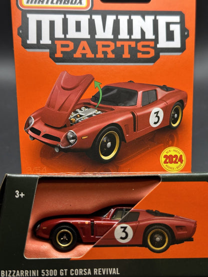 MATCHBOX - BIZZARRINI 5300 GT CORSA REVIVAL (2024) - MOVING PARTS - DIECAST