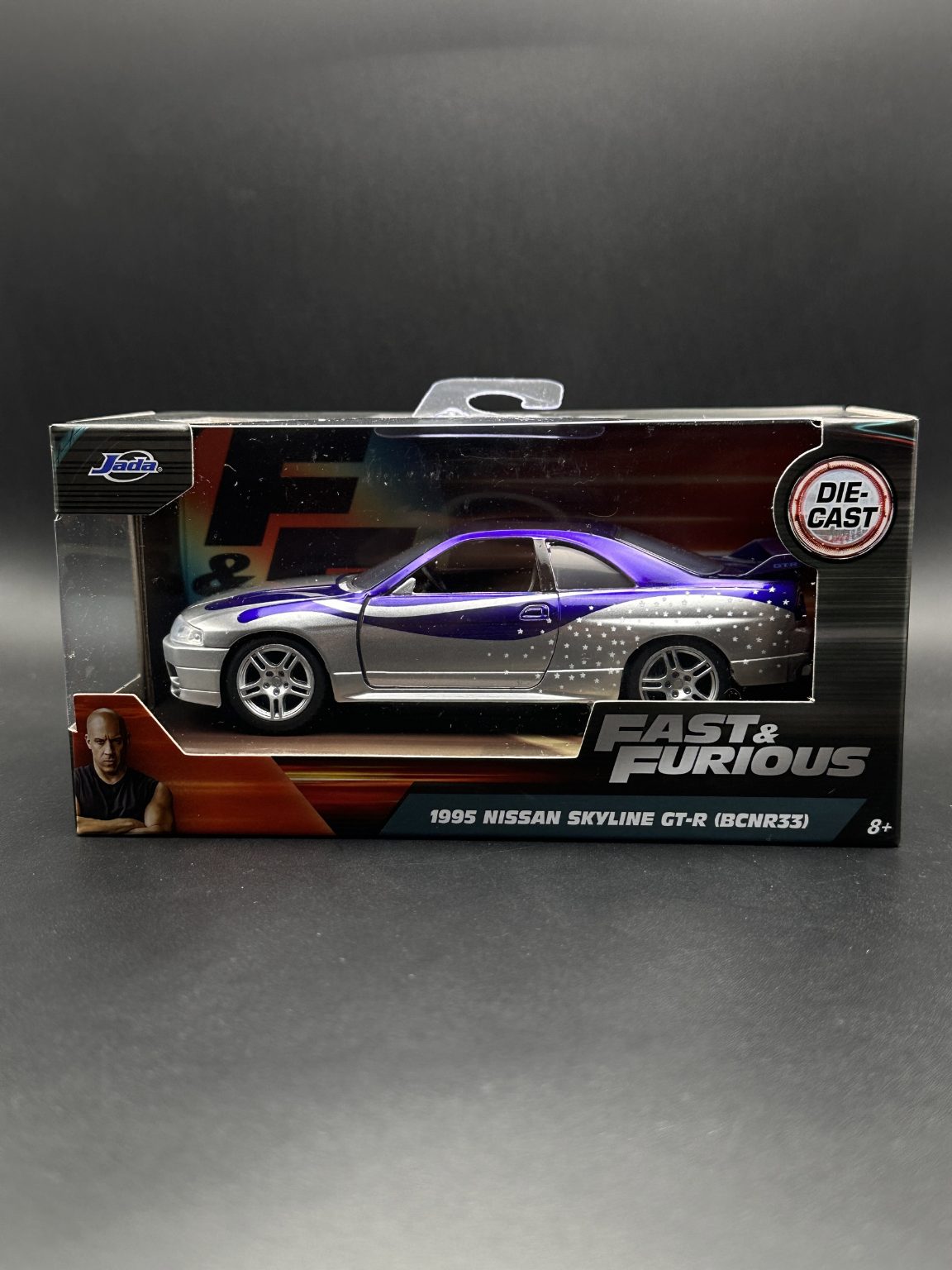 JADA DIECAST CARS - 1995 NISSAN SKYLINE GT-R BCNR33 - FAST FURIOUS 1/32 SCALE