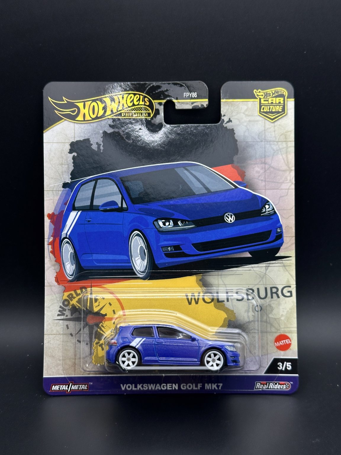 HOT WHEELS - VOLKSWAGEN GOLF MK7 (2024) - CAR CULTURE - WORLD TOUR 3/5