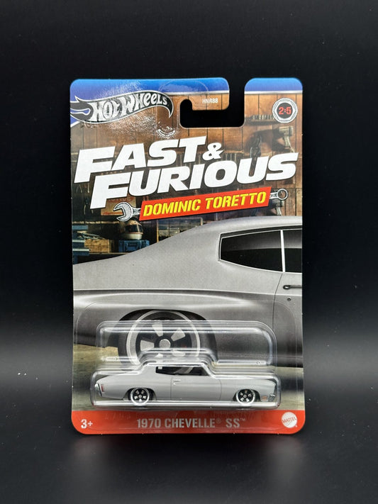 HOT WHEELS - 1970 CHEVELLE SS (2024) - FAST AND FURIOUS - DOMINIC TORETTO 2/5