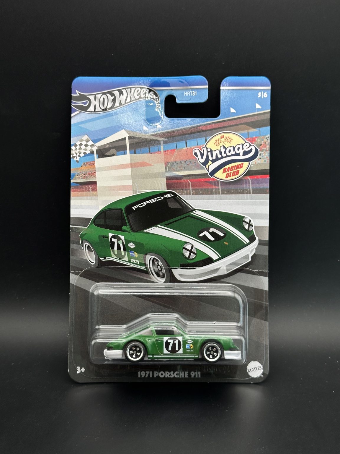 HOT WHEELS - 1971 PORSCHE 911 (2024) - VINTAGE RACING CLUB 5/6