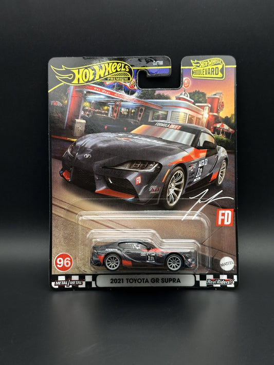 HOT WHEELS - 2021 TOYOTA GR SUPRA (2024) - MIX 2 - HW BOULEVARD #96