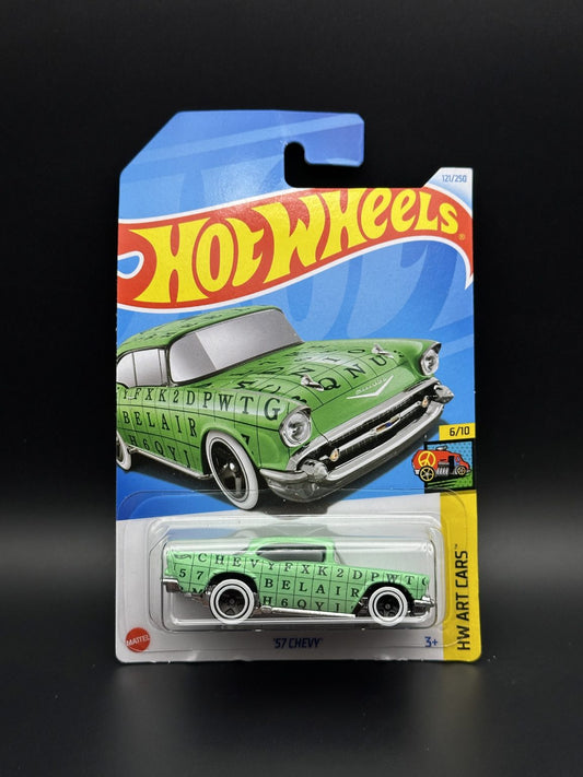 HOT WHEELS - 57 CHEVY (2024) - HW ART CARS 6/10