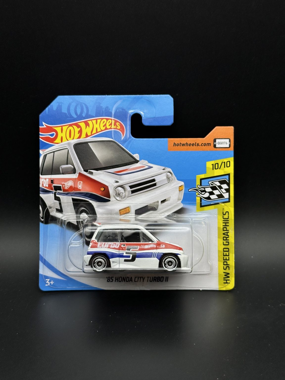 HOT WHEELS - 85 HONDA CITY TUBRO II (2018) - HW SPEED GRAPHICS 10/10