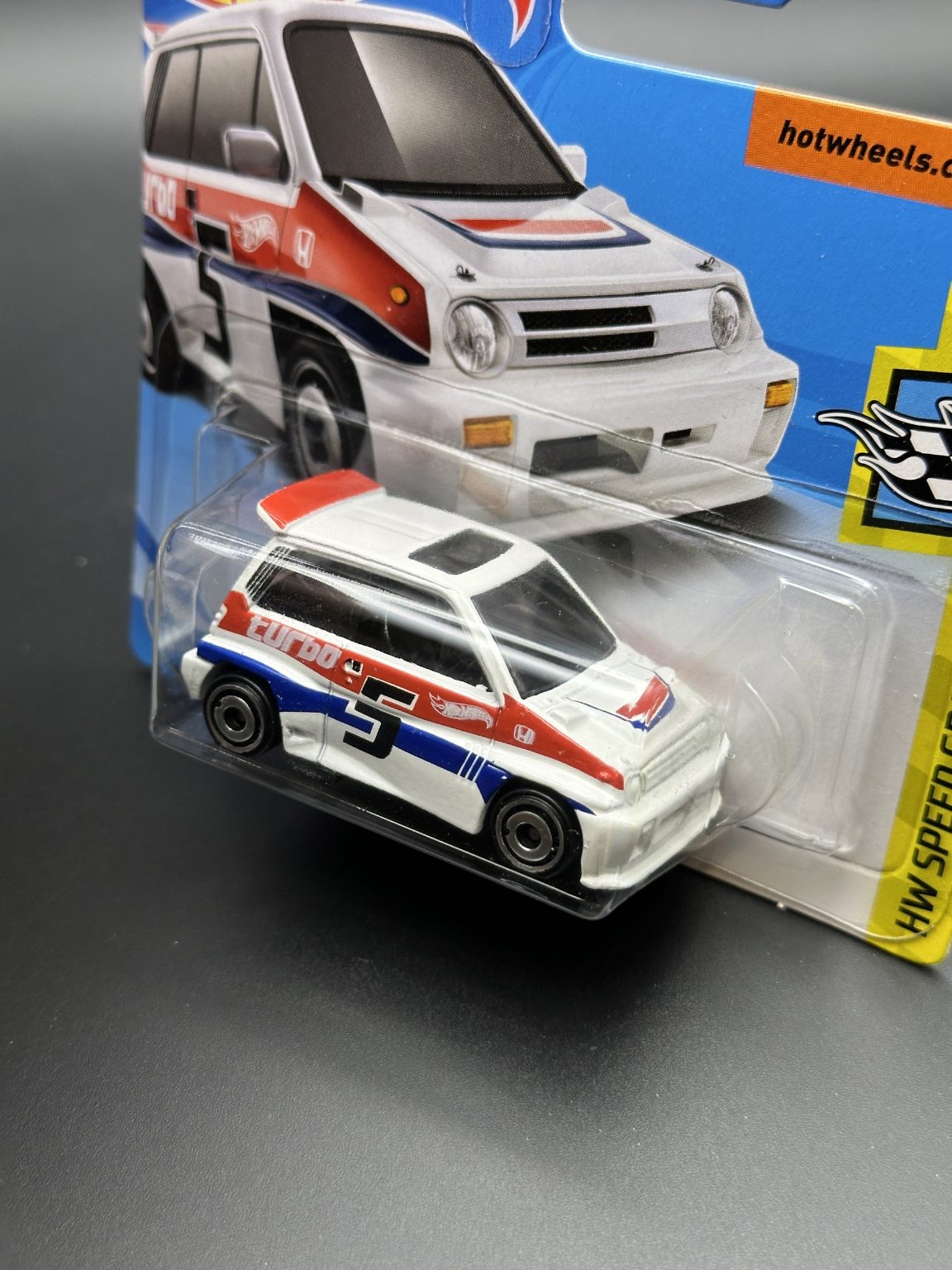 HOT WHEELS - 85 HONDA CITY TUBRO II (2018) - HW SPEED GRAPHICS 10/10