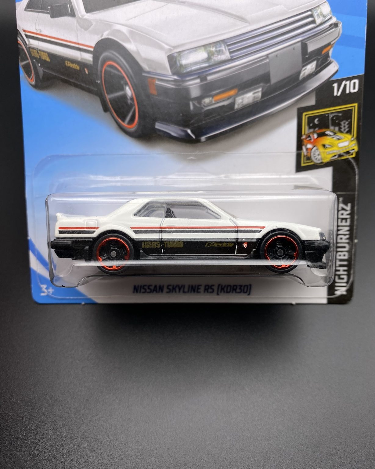 HOT WHEELS - 82 NISSAN SKYLINE KDR30 (2019) - NIGHTBURNERZ 1/10