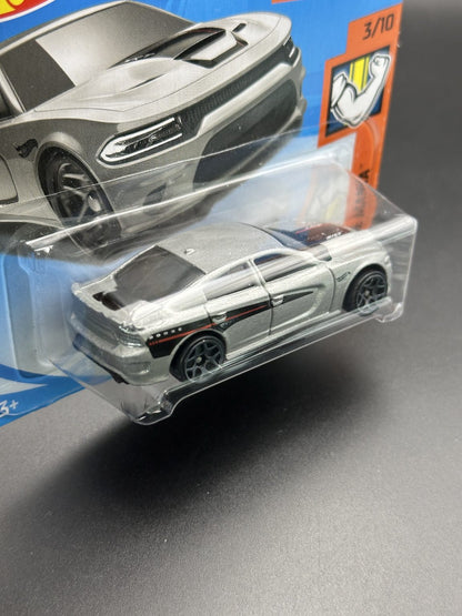 HOT WHEELS - 15 DODGE CHARGER SRT - (2018) - HW MUSCLE MANIA 3/10