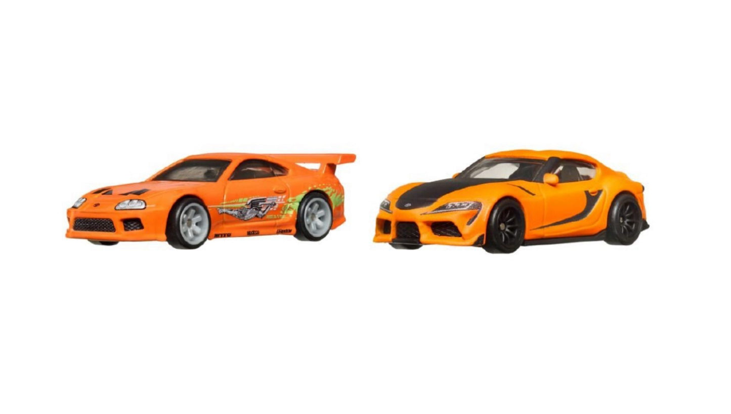 HOT WHEELS - FAST AND FURIOUS 2 PACK - TOYOTA SUPRA - CAR CULTURE