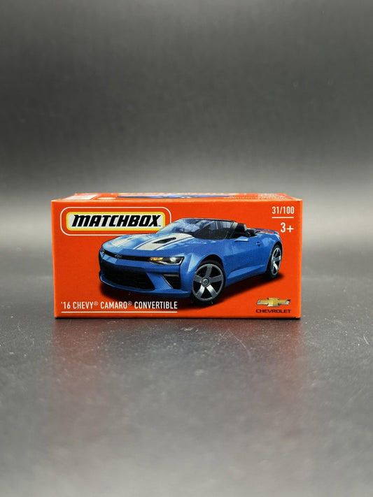 MATCHBOX - 16 CHEVY CAMARO CONVERTIBLE - MATCHBOX DIECAST 31/100
