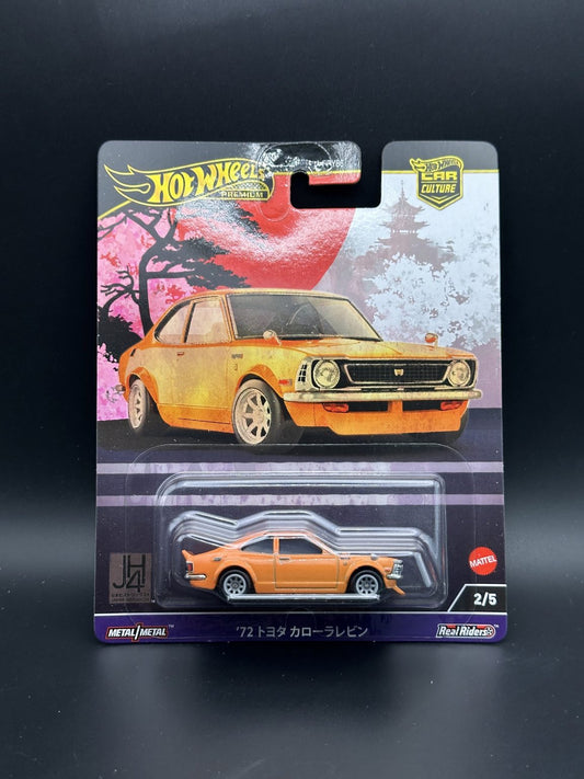 HOT WHEELS - 72 TOYOTA COROLLA LEVIN (2024) - JAPAN HISTORICS 4 2/5