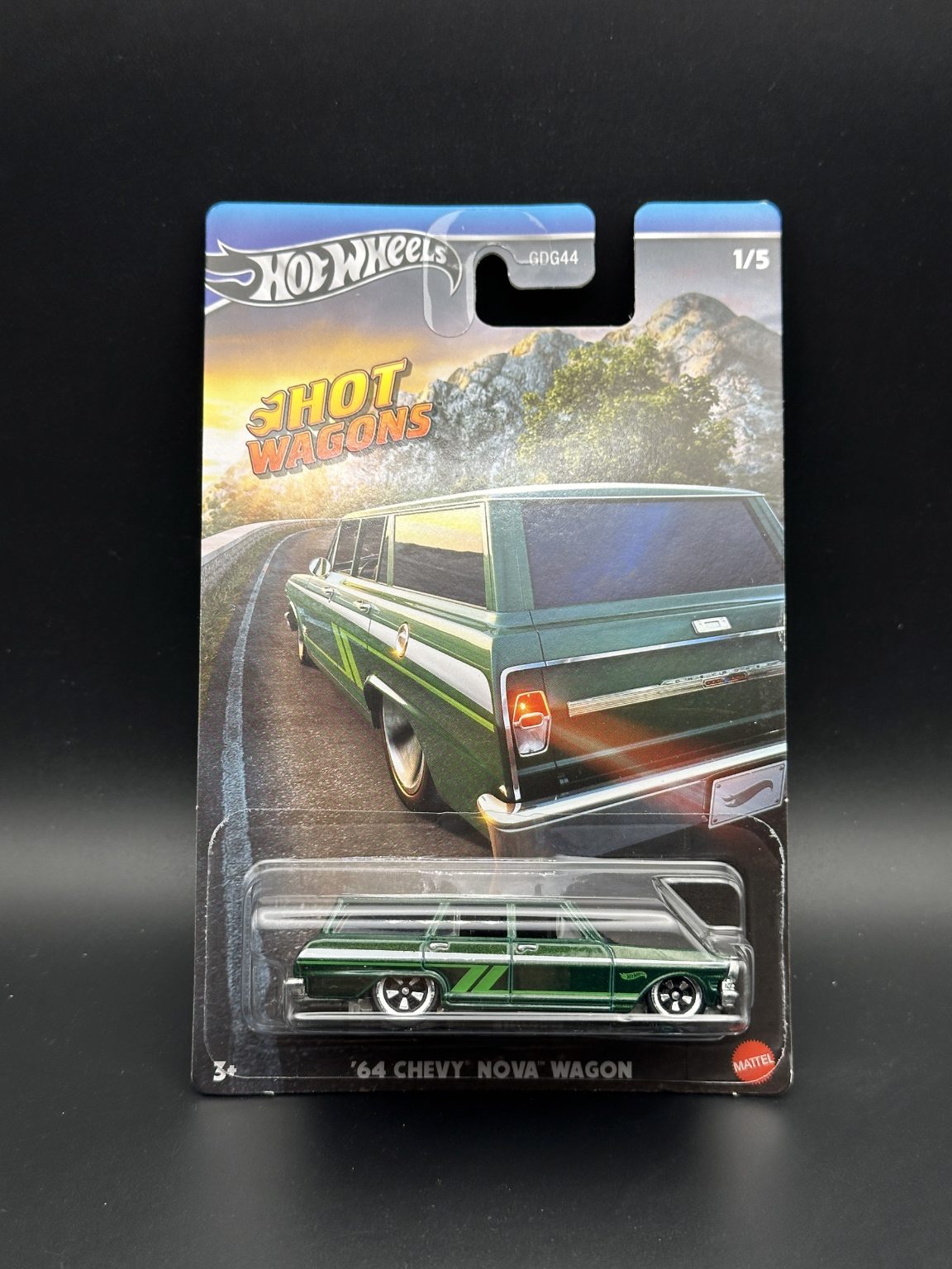 HOT WHEELS - 64 CHEVY NOVA WAGON (2024) - HW HOT WAGONS SERIES 1/5