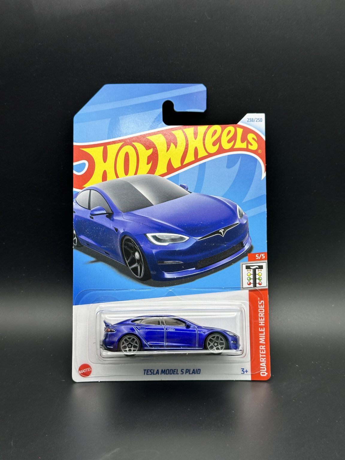 HOT WHEELS - TESLA MODEL S PLAID (2024) - HW QUARTER MILE HEROES 5/5