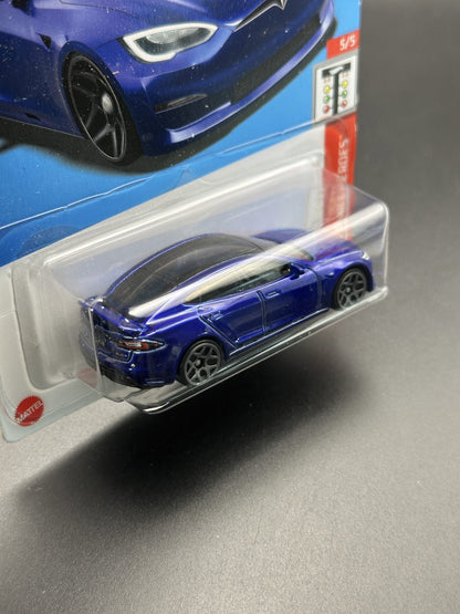 HOT WHEELS - TESLA MODEL S PLAID (2024) - HW QUARTER MILE HEROES 5/5