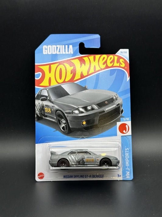 HOT WHEELS - NISSAN SKYLINE GT-R BCNR33 - GODZILLA (2024) - HW J IMPORTS 5/10