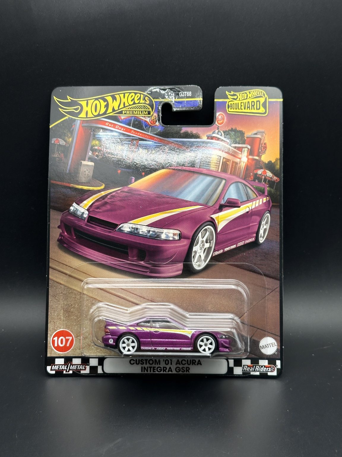 HOT WHEELS - CUSTOM 01 ACURA INTEGRA GSR (2024) - MIX 4 - HW BOULEVARD #107