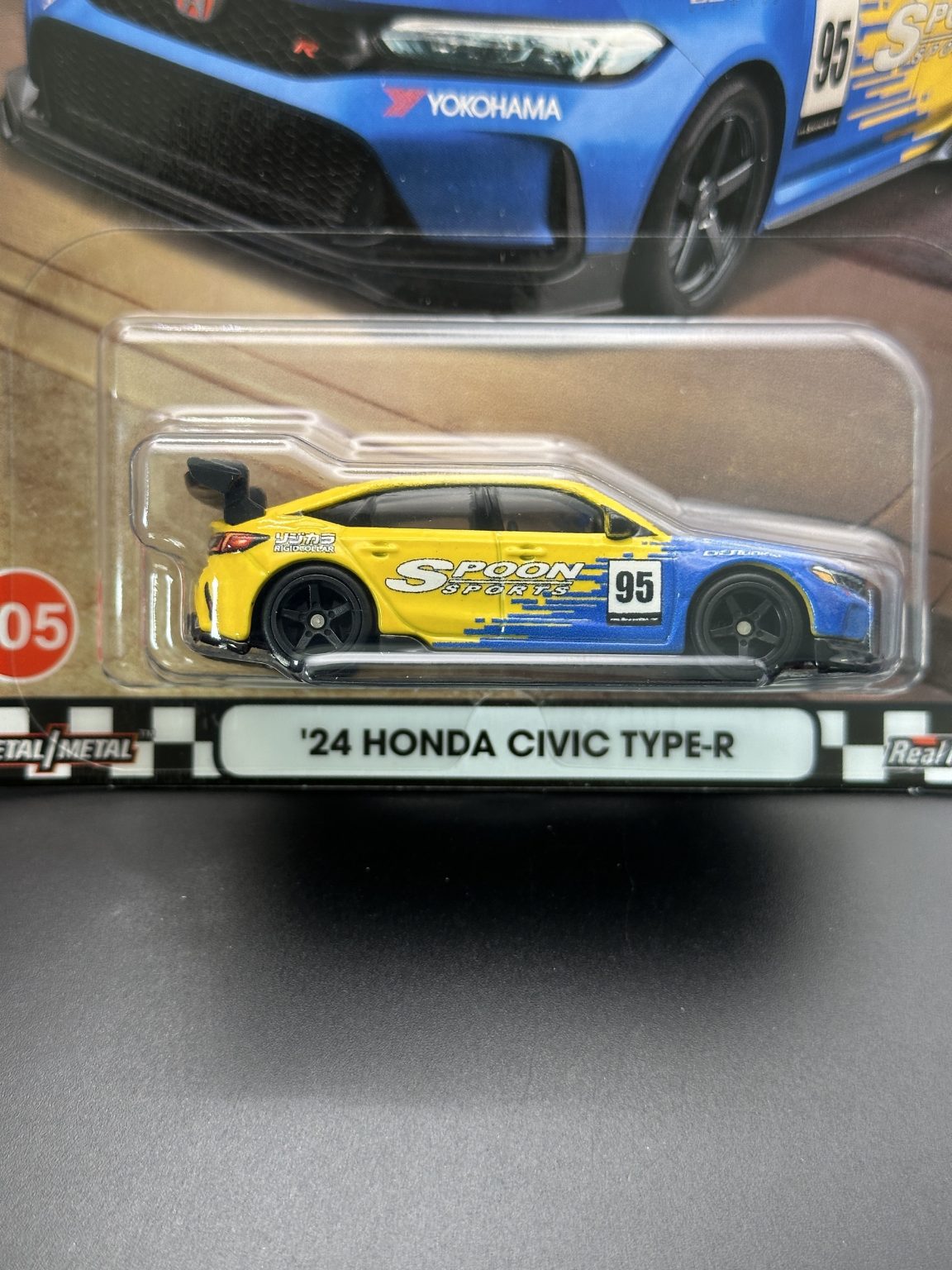 HOT WHEELS - 24 HONDA CIVIC TYPE R (2024) - MIX 3 - HW BOULEVARD #105