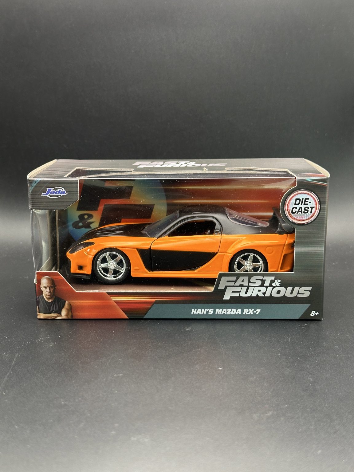 JADA DIECAST CARS - HAN’S MAZDA RX-7 - FAST FURIOUS 1/32 SCALE