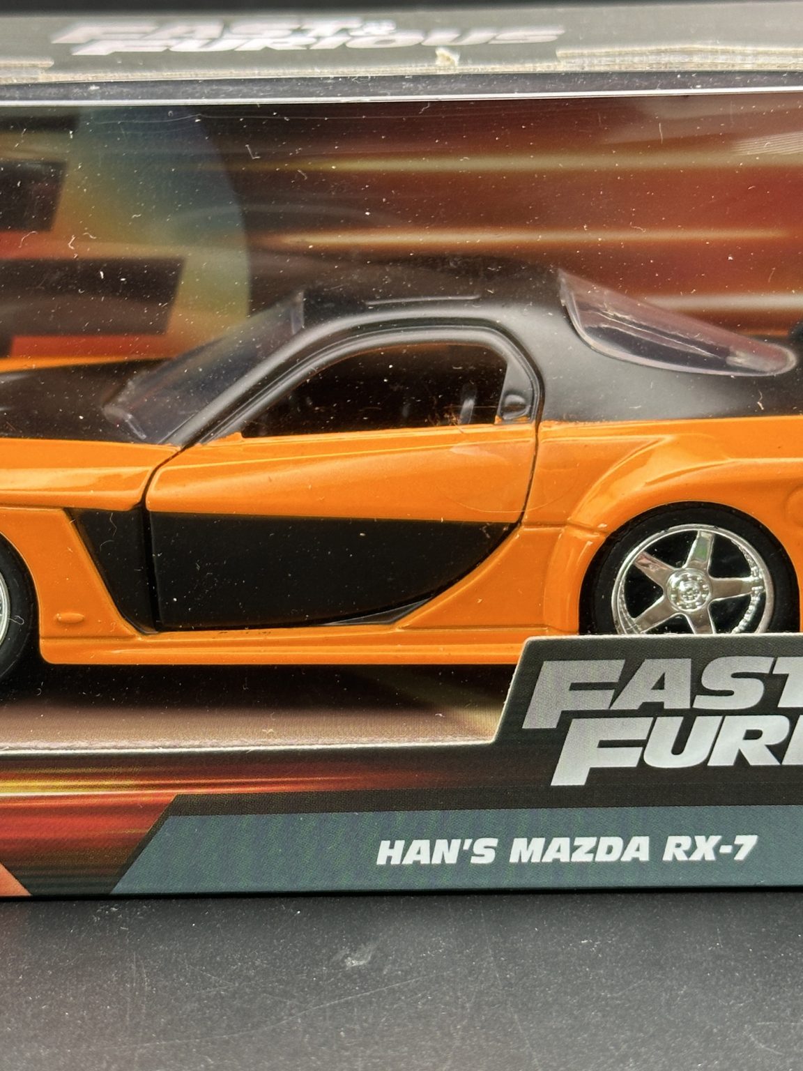 JADA DIECAST CARS - HAN’S MAZDA RX-7 - FAST FURIOUS 1/32 SCALE