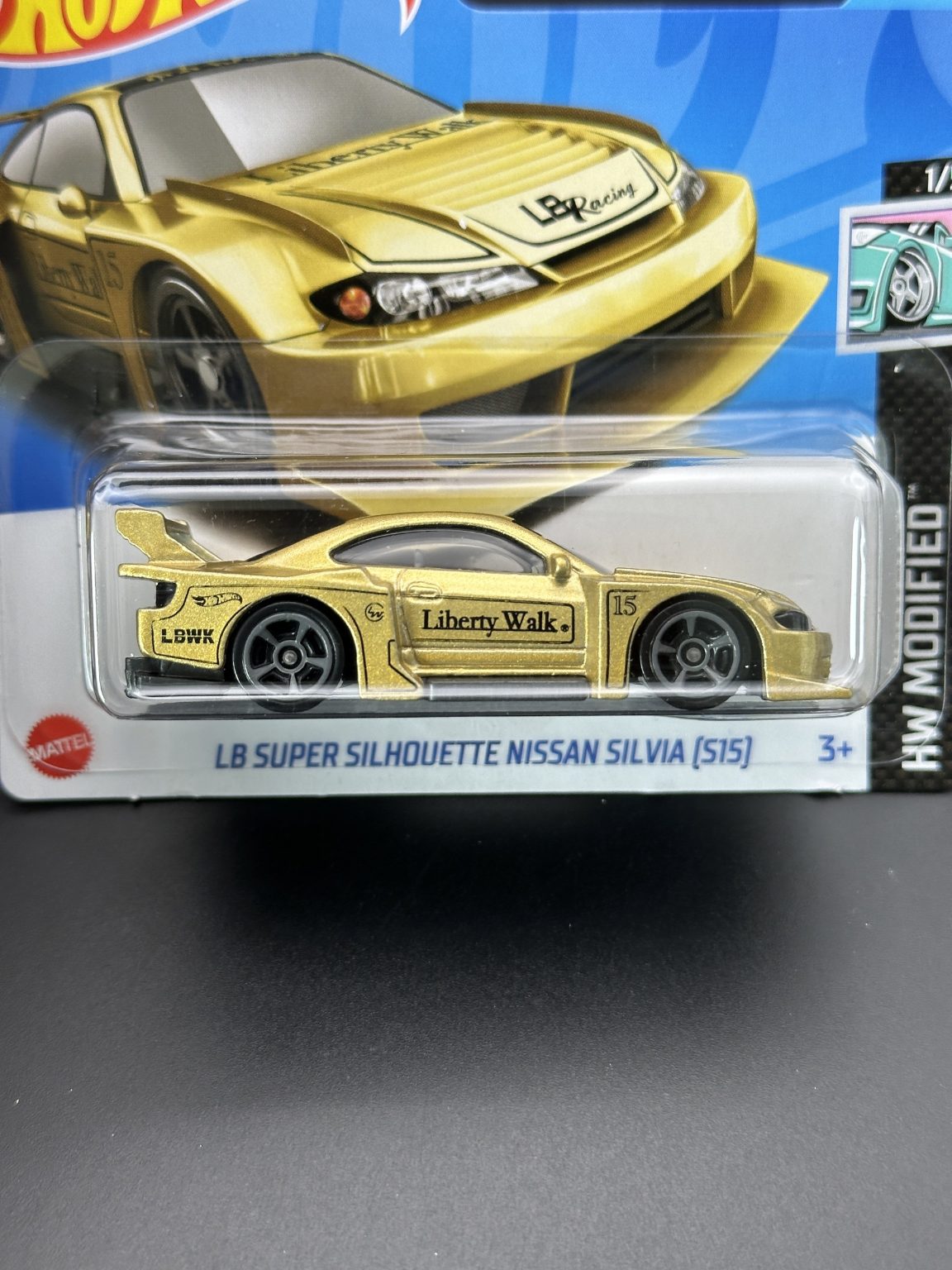 HOT WHEELS - LBWK SUPER SILHOUETTE NISSAN SILVIA S15 (2023) - HW MODIFIED 1/5