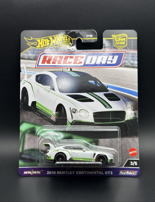 HOT WHEELS - 2018 BENTLEY CONTINENTAL GT3 (2024) - CAR CULTURE - HW RACE DAY 3/5