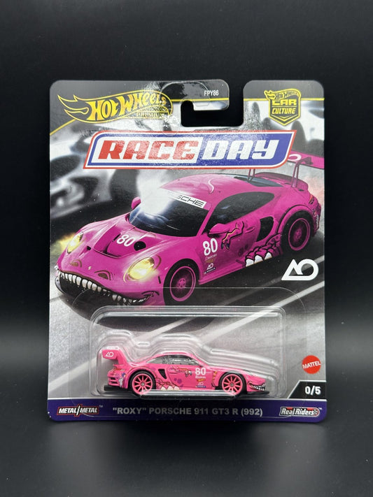 HOT WHEELS - ROXY PORSCHE 911 GT3 R (2024) - CHASE - CAR CULTURE - HW RACE DAY CHASE 0/5