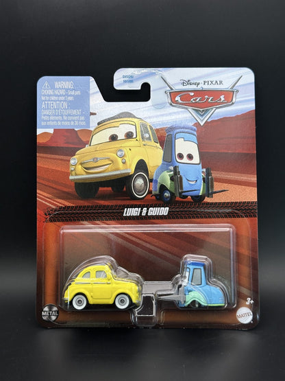 DISNEY PIXAR CARS - LUIGI AND GUIDO - CARS - DIECAST