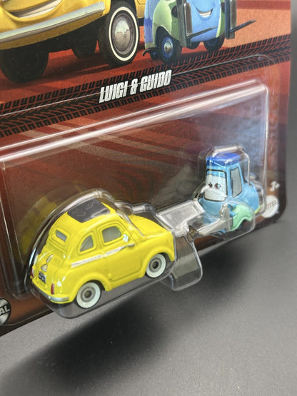 DISNEY PIXAR CARS - LUIGI AND GUIDO - CARS - DIECAST