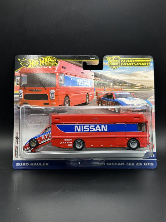 HOT WHEELS - 94 NISSAN 300 ZX GTS / EURO HAULER (2024) - TEAM TRANSPORT 73