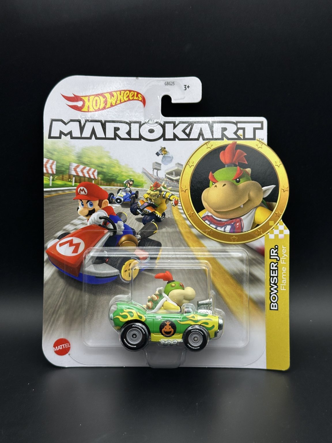 HOT WHEELS - BOWSER JR - FLAME FLYER - MARIO KART