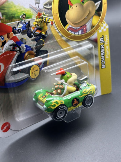 HOT WHEELS - BOWSER JR - FLAME FLYER - MARIO KART