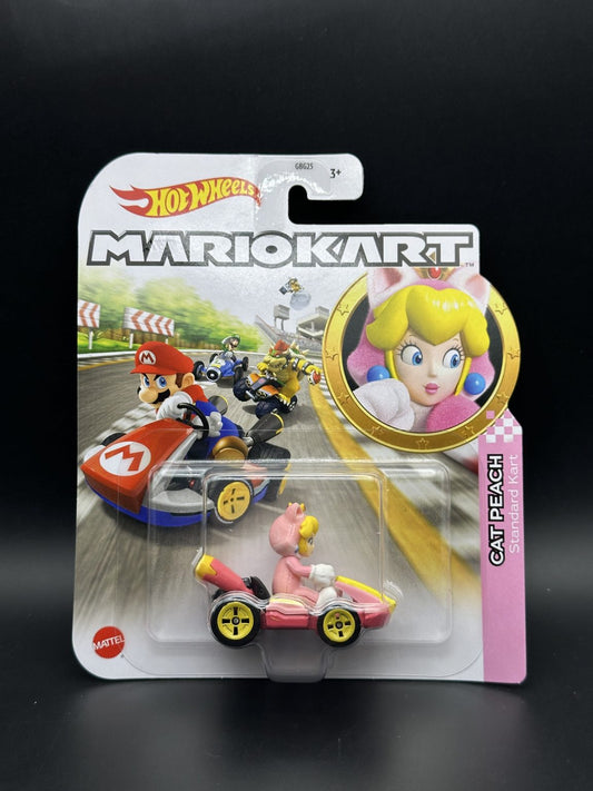 HOT WHEELS - CAT PEACH - STANDARD KART - MARIO KART