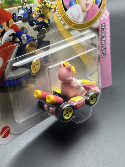 HOT WHEELS - CAT PEACH - STANDARD KART - MARIO KART