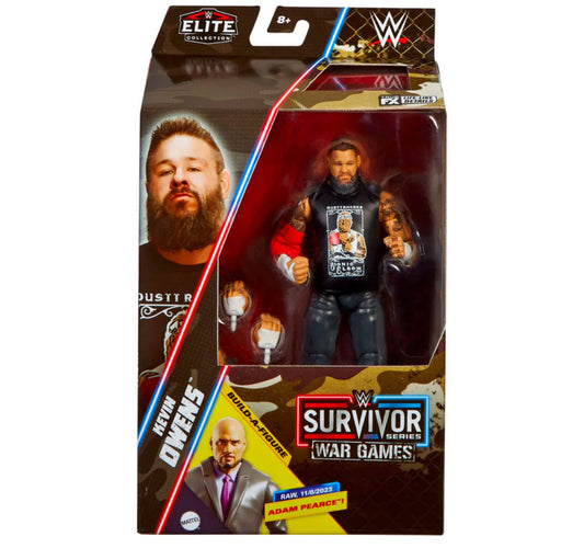 WWE ELITE COLLECTION - KEVIN OWENS 2024 - ADAM PEARCE BAF - ACTION FIGURE